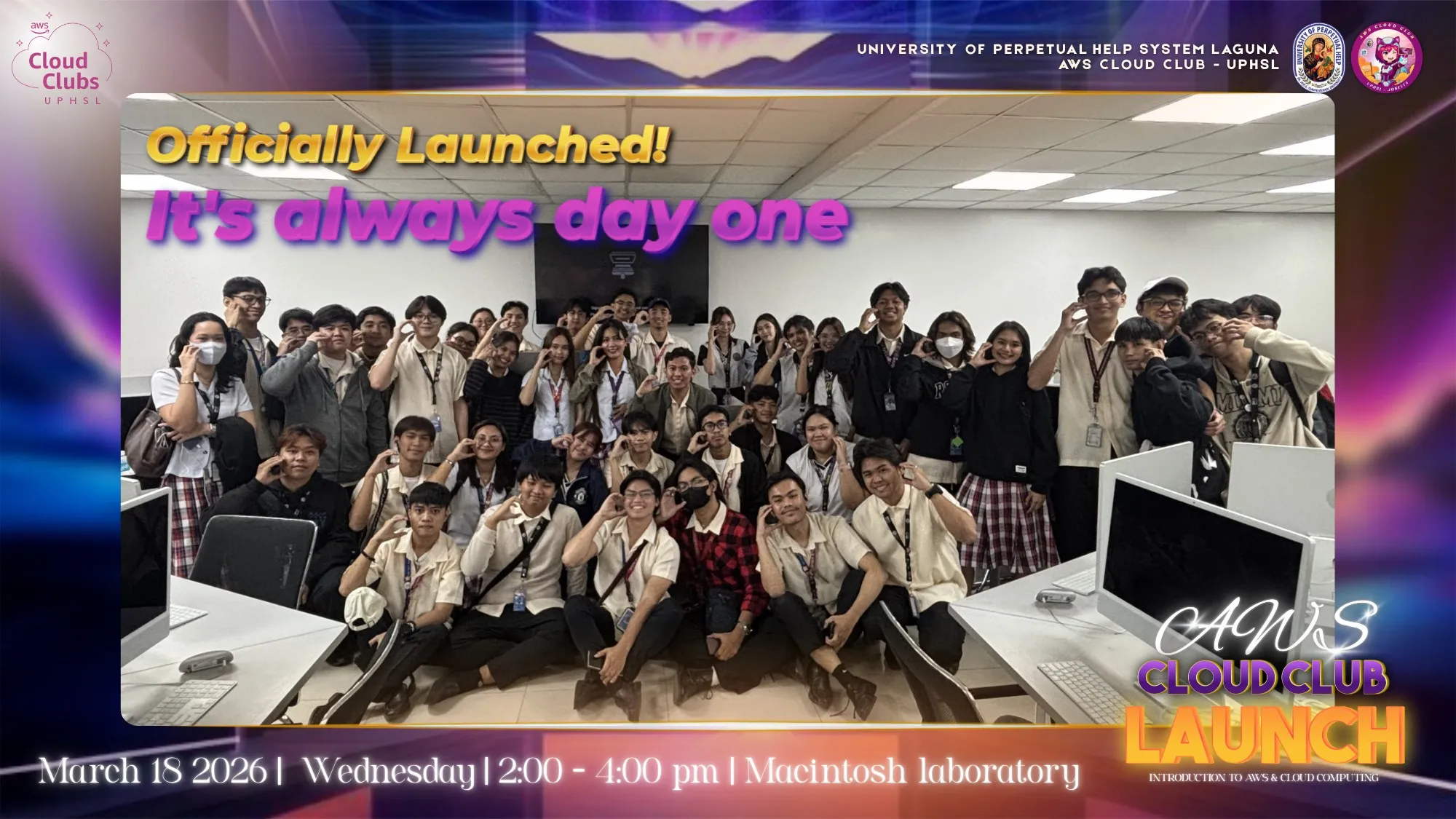 Event Image of AWS Learning Club - UPHSL