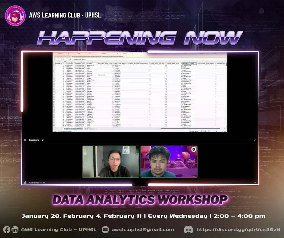 Event Image of AWS Learning Club - UPHSL